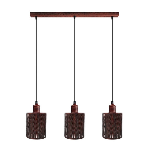 Pendant light rustic - pendant, red