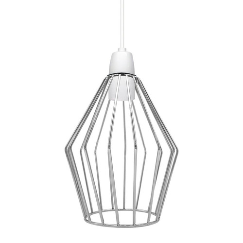 Pendant light shade chrome - pendant,