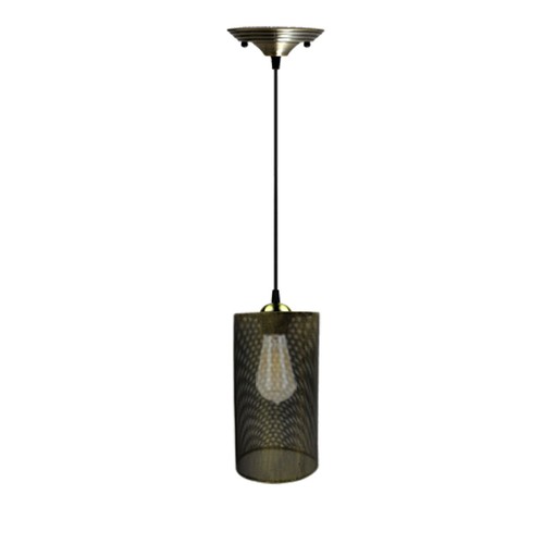 Pendant lamp brushed brass - pendant,