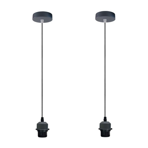 Pack industrial grey pendant - 2,