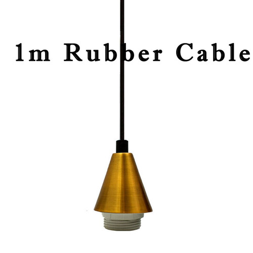 Pendant light yellow brass - pendant,
