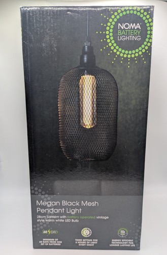 Noma megan black mesh pendant - mesh,