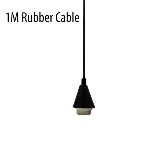 Pendant light retro black - pendant, iron