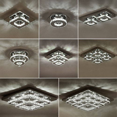 Modern crystal ceiling - modern, lamp