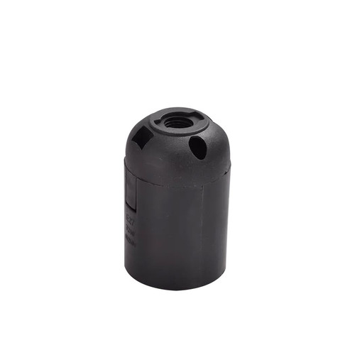 Black screw e27 - black, bulb