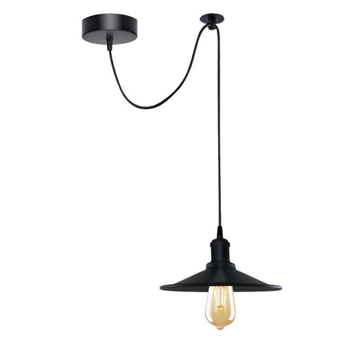 Pendant light black metal - pendant,