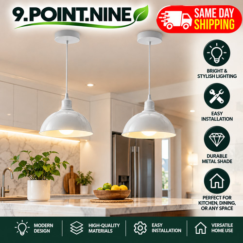 Pendant light dome white - pendant,